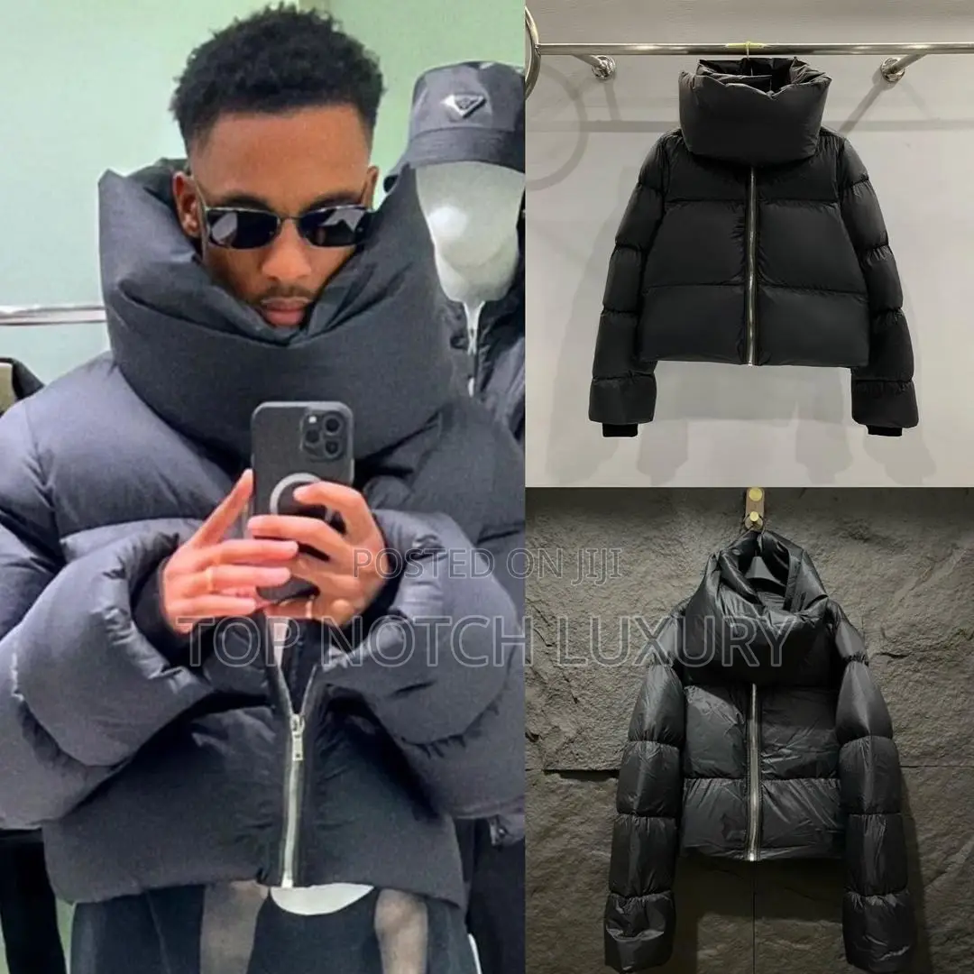 Original Rick Owens Designer Puffer Jacket