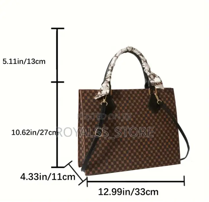 Large Capacity Fashion Retro Print Tote Bag