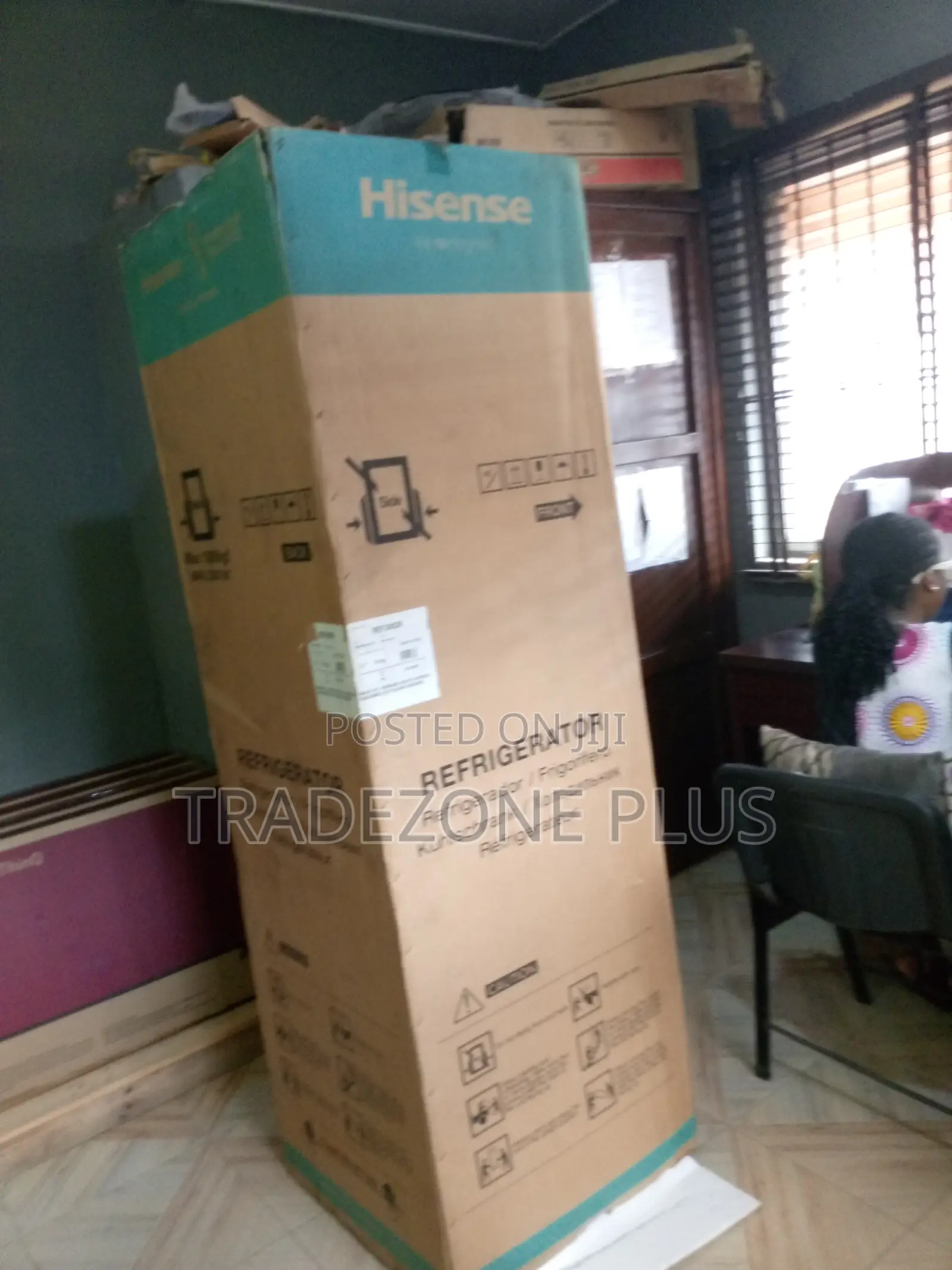 Energy Saving Hisense Double Door Bottom Freezer Refrigerato