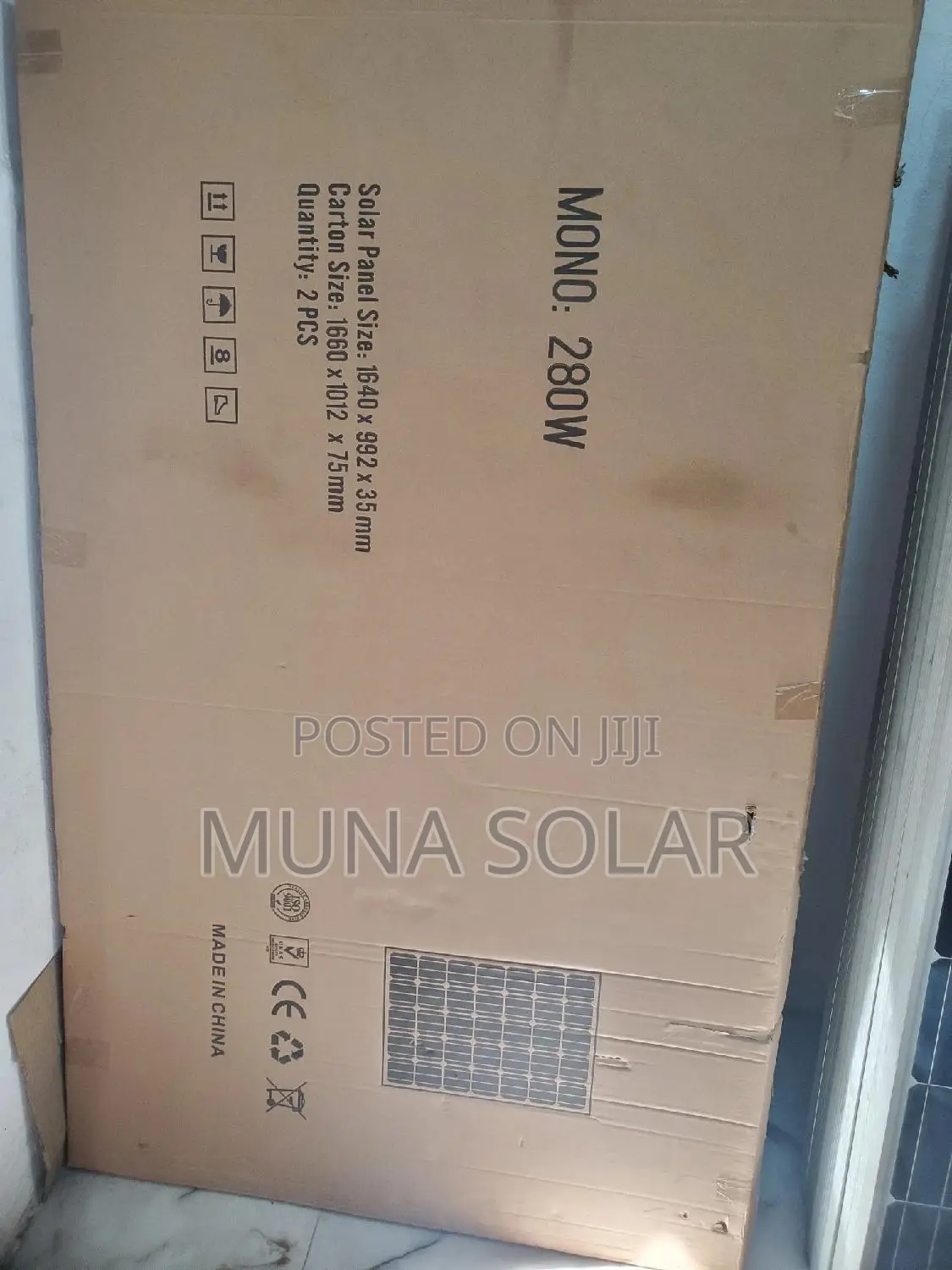 280watts 60cells Mono Solar Panel