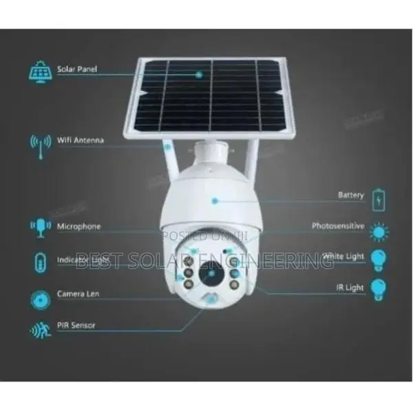 4g Solar PTZ Security Camera - 1080p Ip Solar PTZ Camera