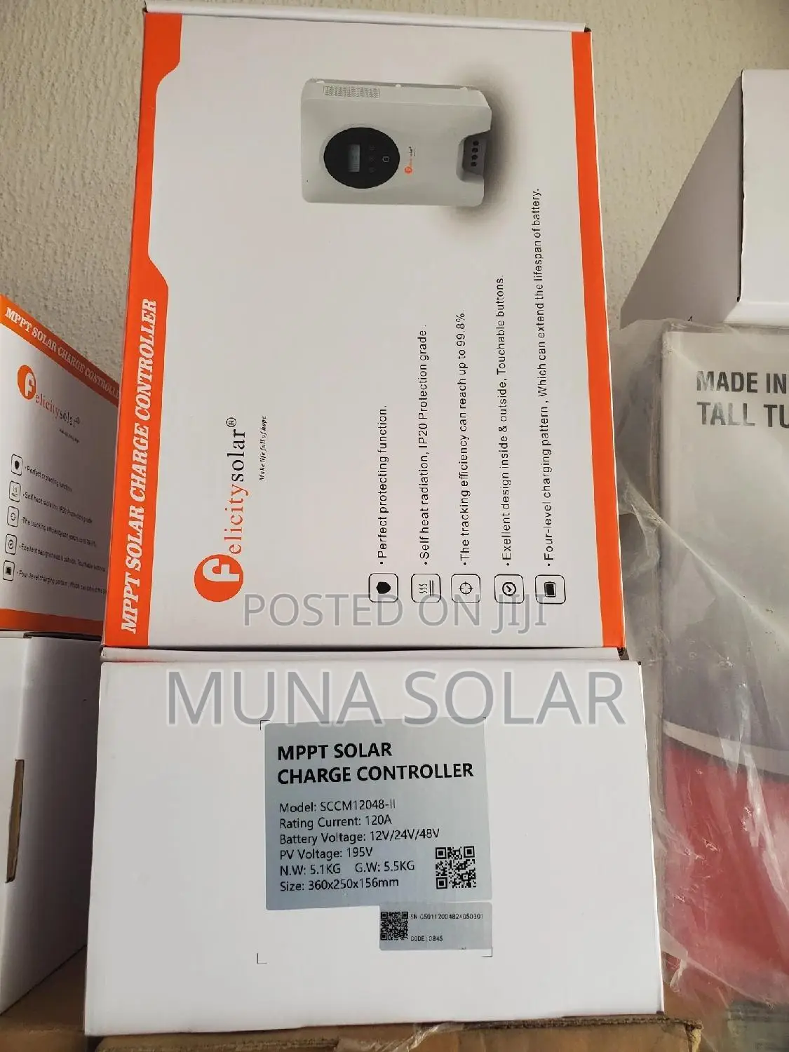 120ah 12v to 48v Felicity Charge Controller