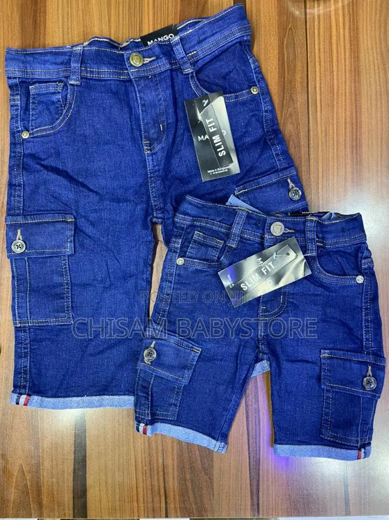 Combat Jean Shorts