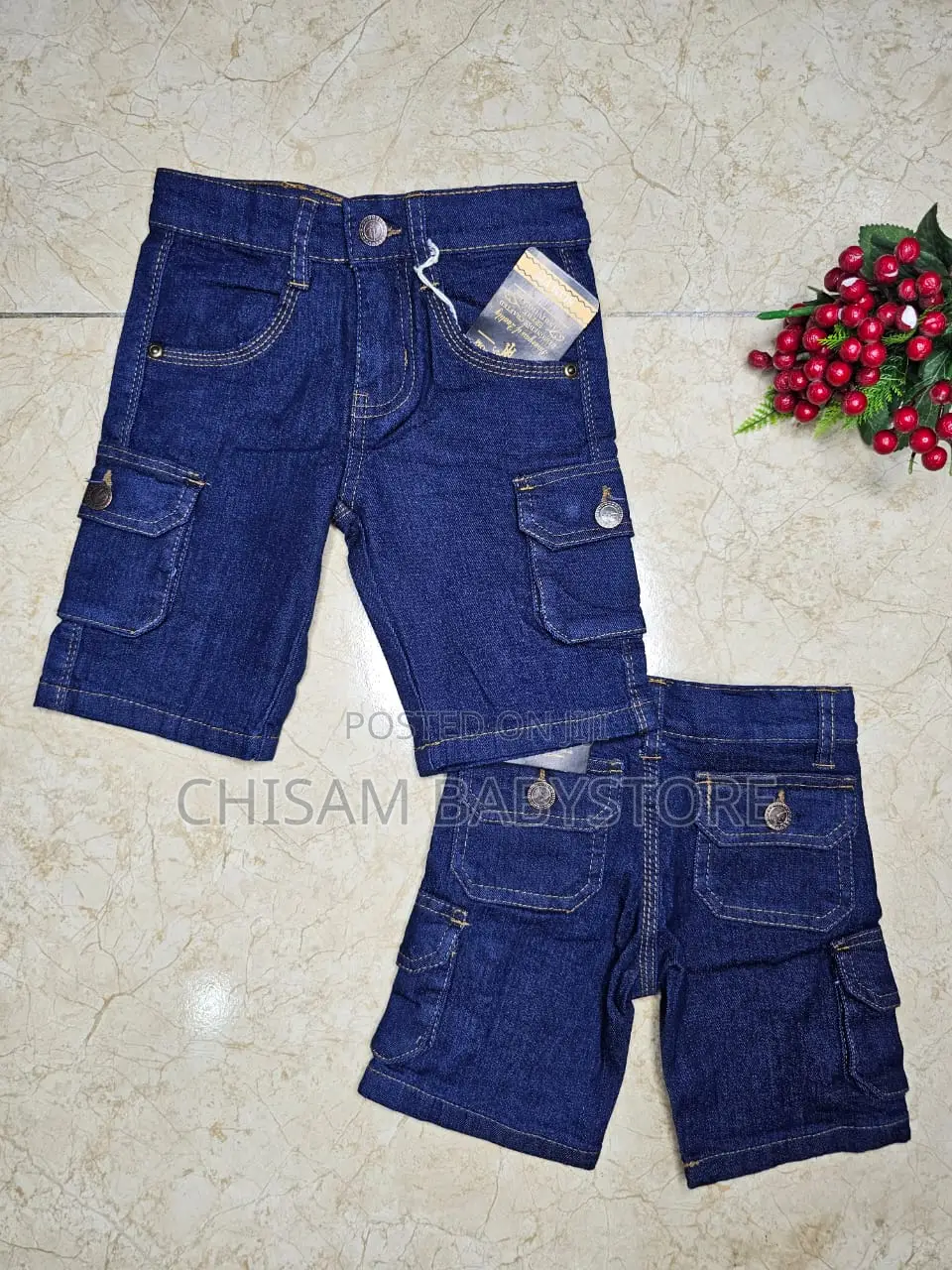 Combat Jean Shorts