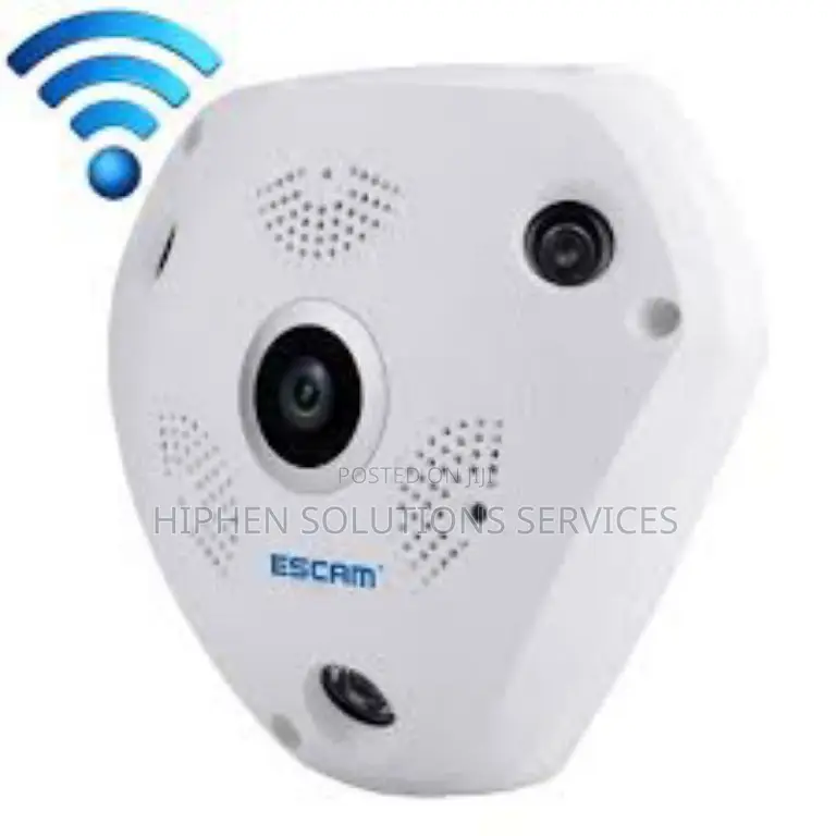Fisheye Monitoring Wifi Indoor Security Camera