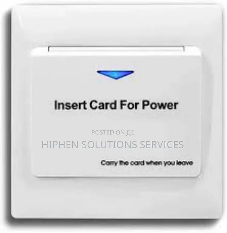 Key Card Switch Energy Saver Switch For Hotel 40amp