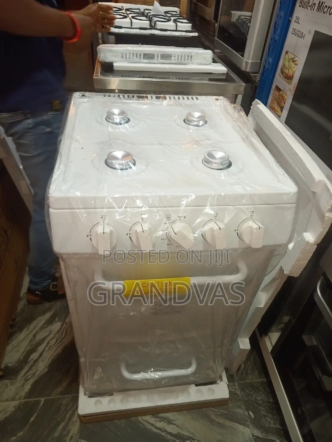 Gas Cooker With Oven Standing German