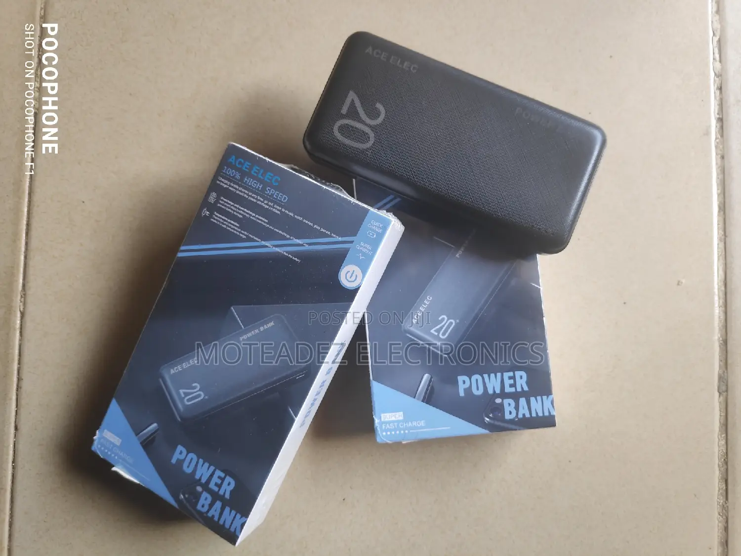 Brand New Ace Elec 20000mah Long Lasting Power Bank