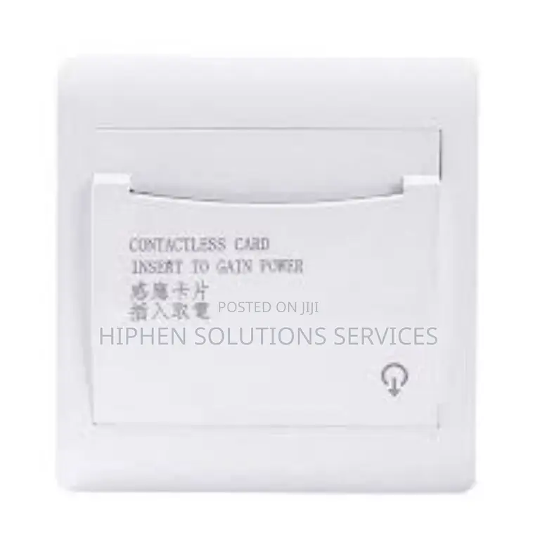 Single Energy Saving Switch For Hotel Rooms