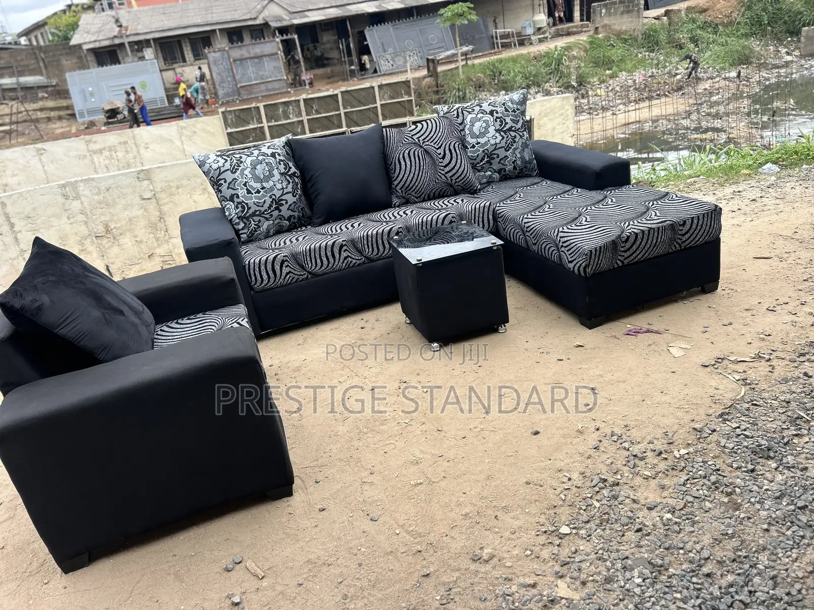 A Standard Living Room Sofa