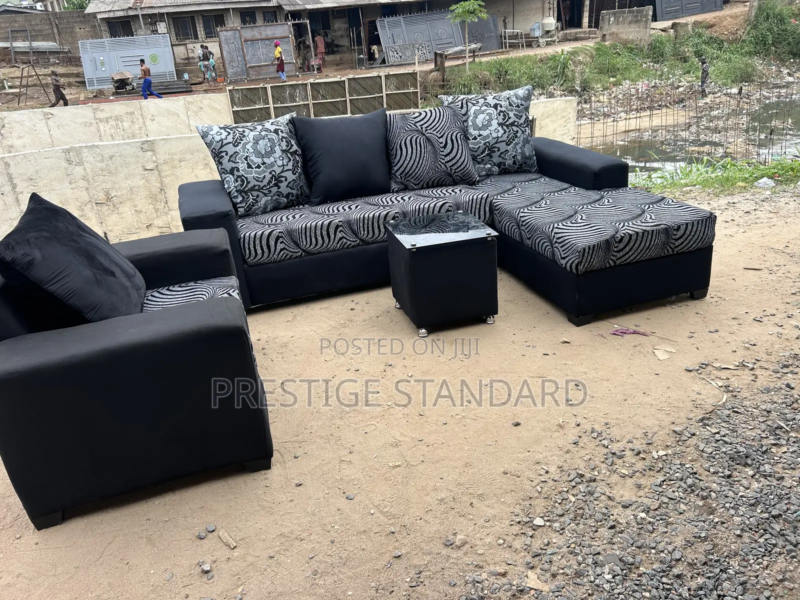 A Standard Living Room Sofa