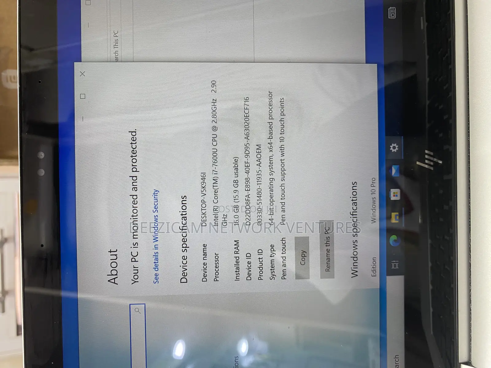 Laptop HP EliteBook X360 1030 G2 16GB Intel Core I7 SSD 256GB