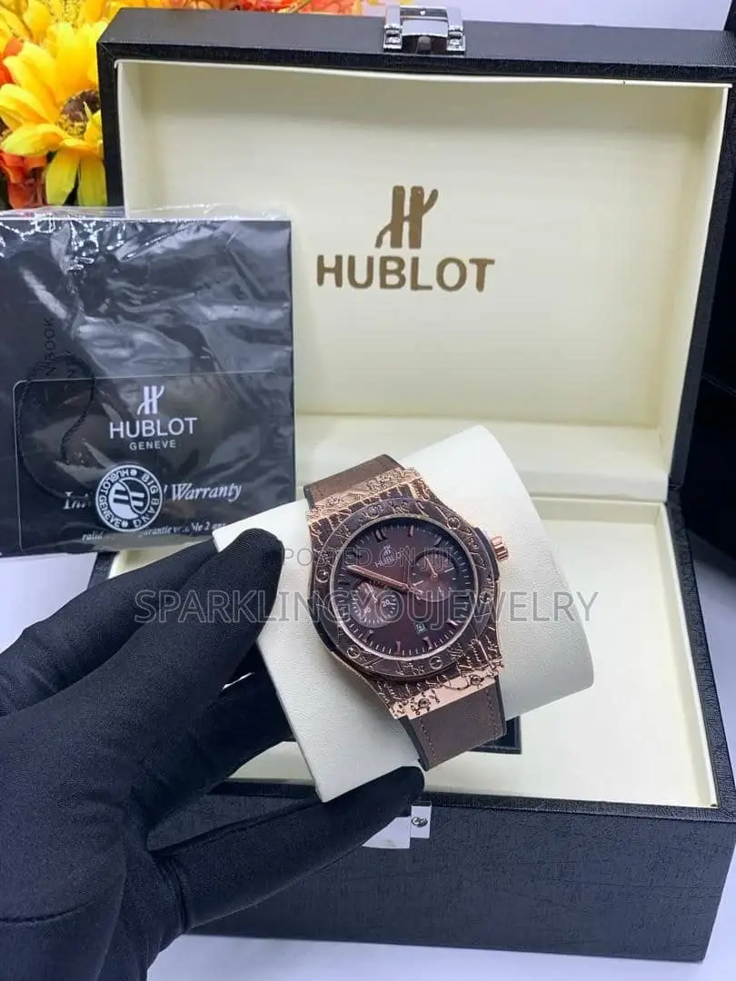 Hublot Leather Watch