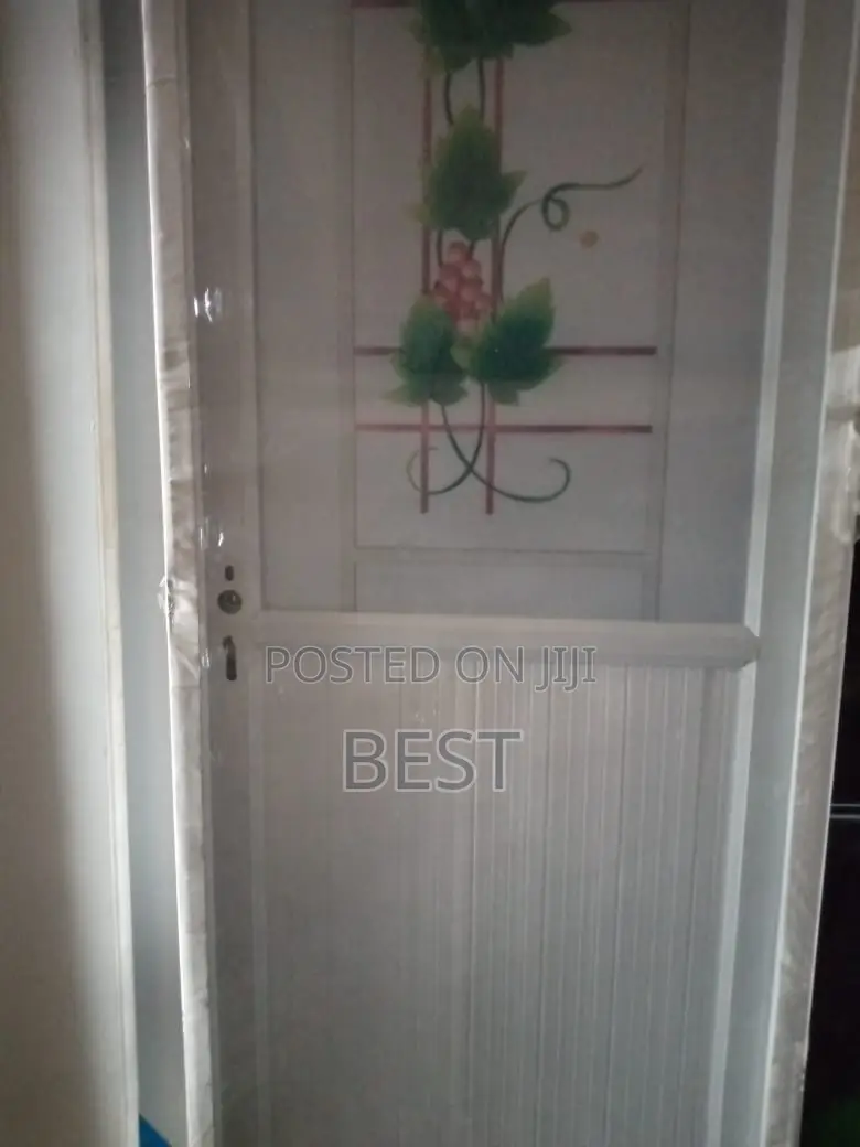 Aluminum Half Glass Toilet Door