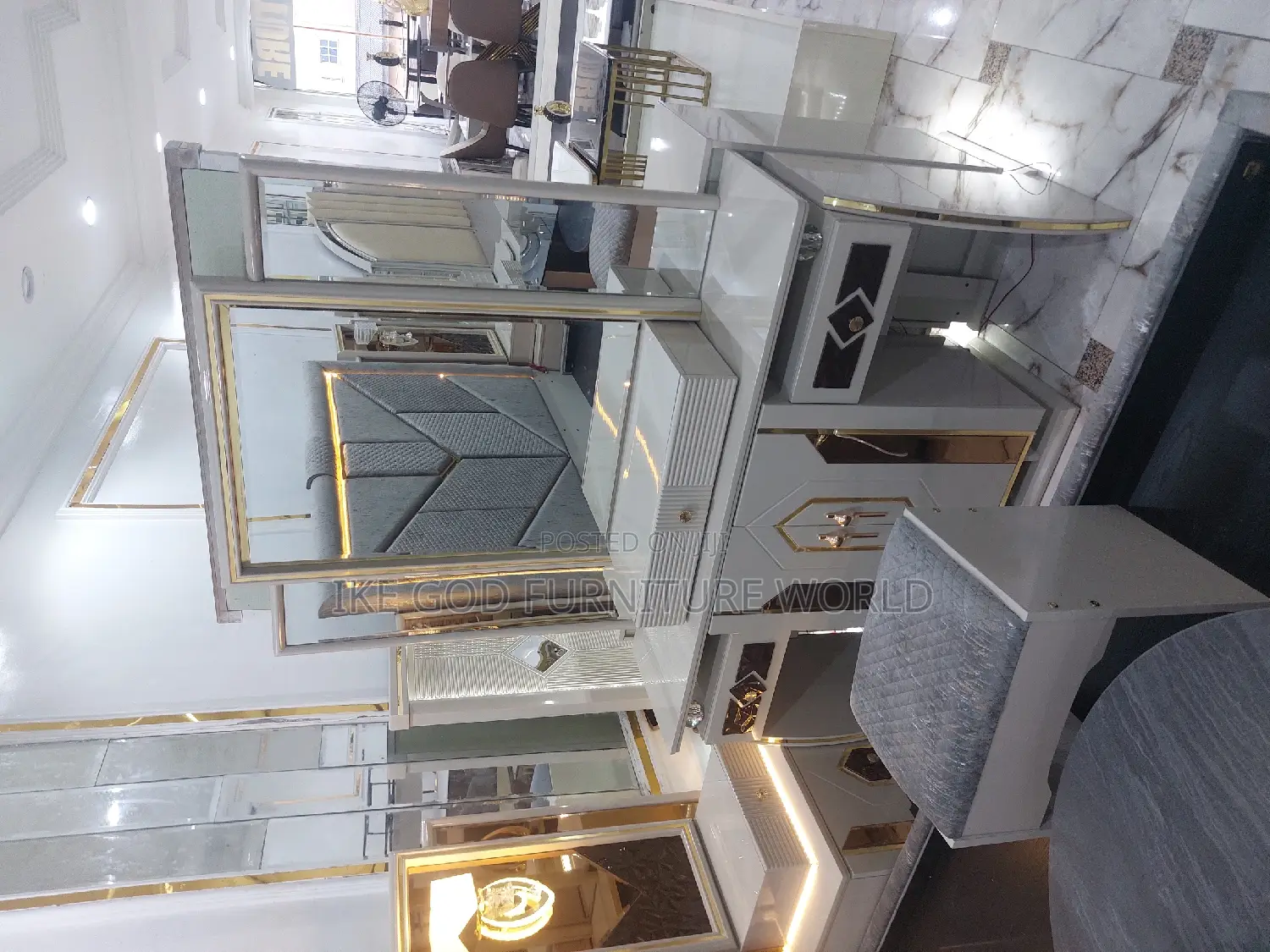 6by7 Imported Turkish Family Bed With Dressing Mirror