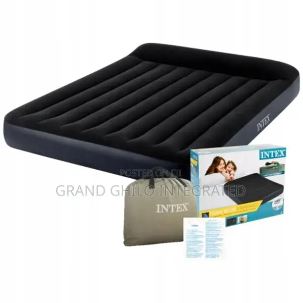 Intex Camping Durabeam Double Bed, Classic Air Mattress