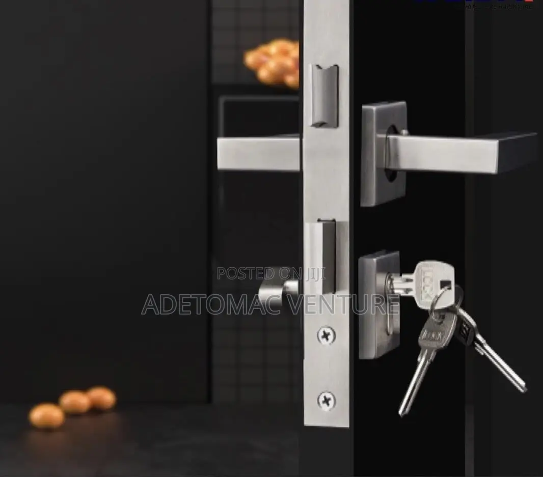 Original Europe Stainless Unrose Lock Set and Handles