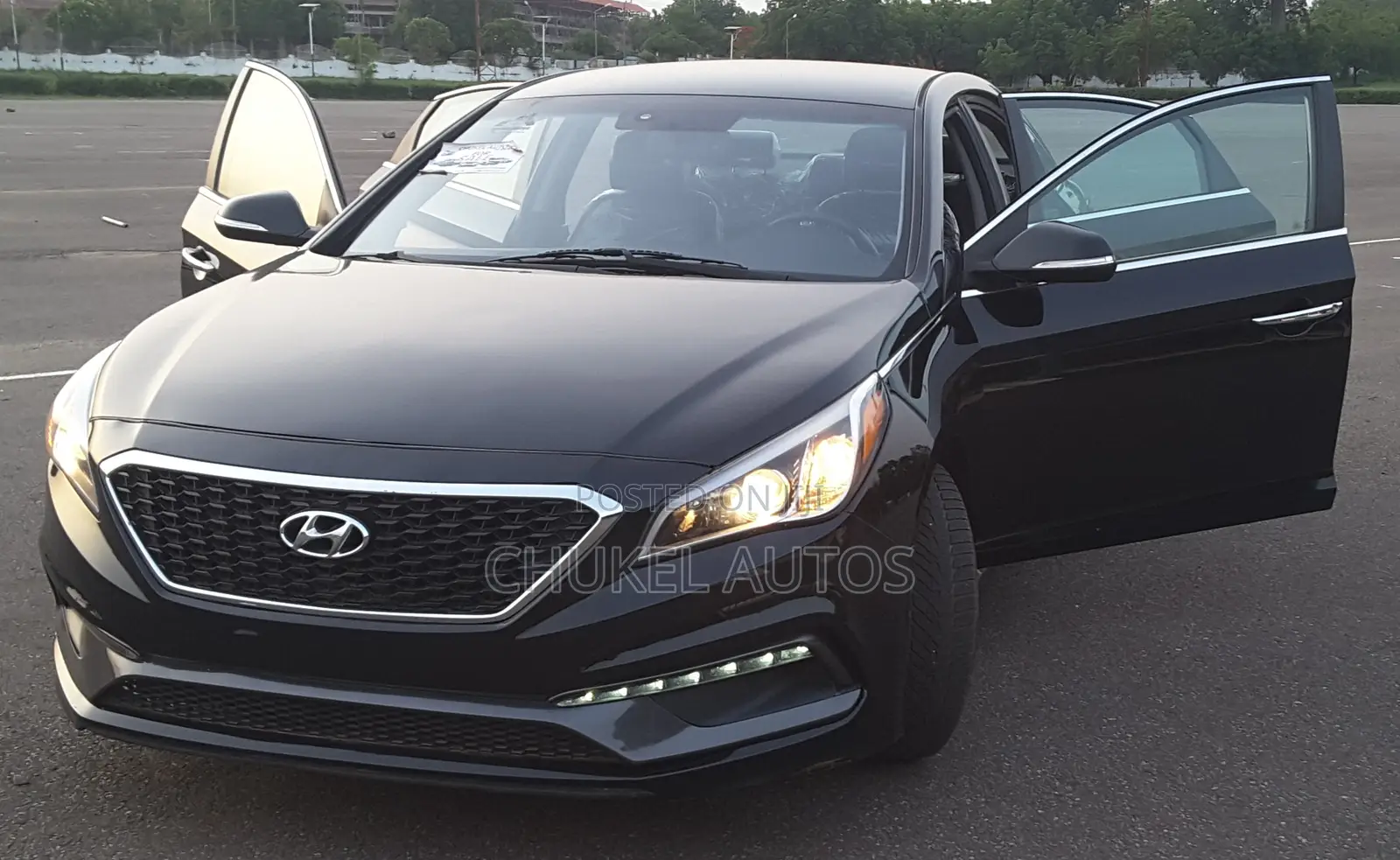 Hyundai Sonata Sport 4dr Sedan (2.4L 4cyl 6A) 2015 Black