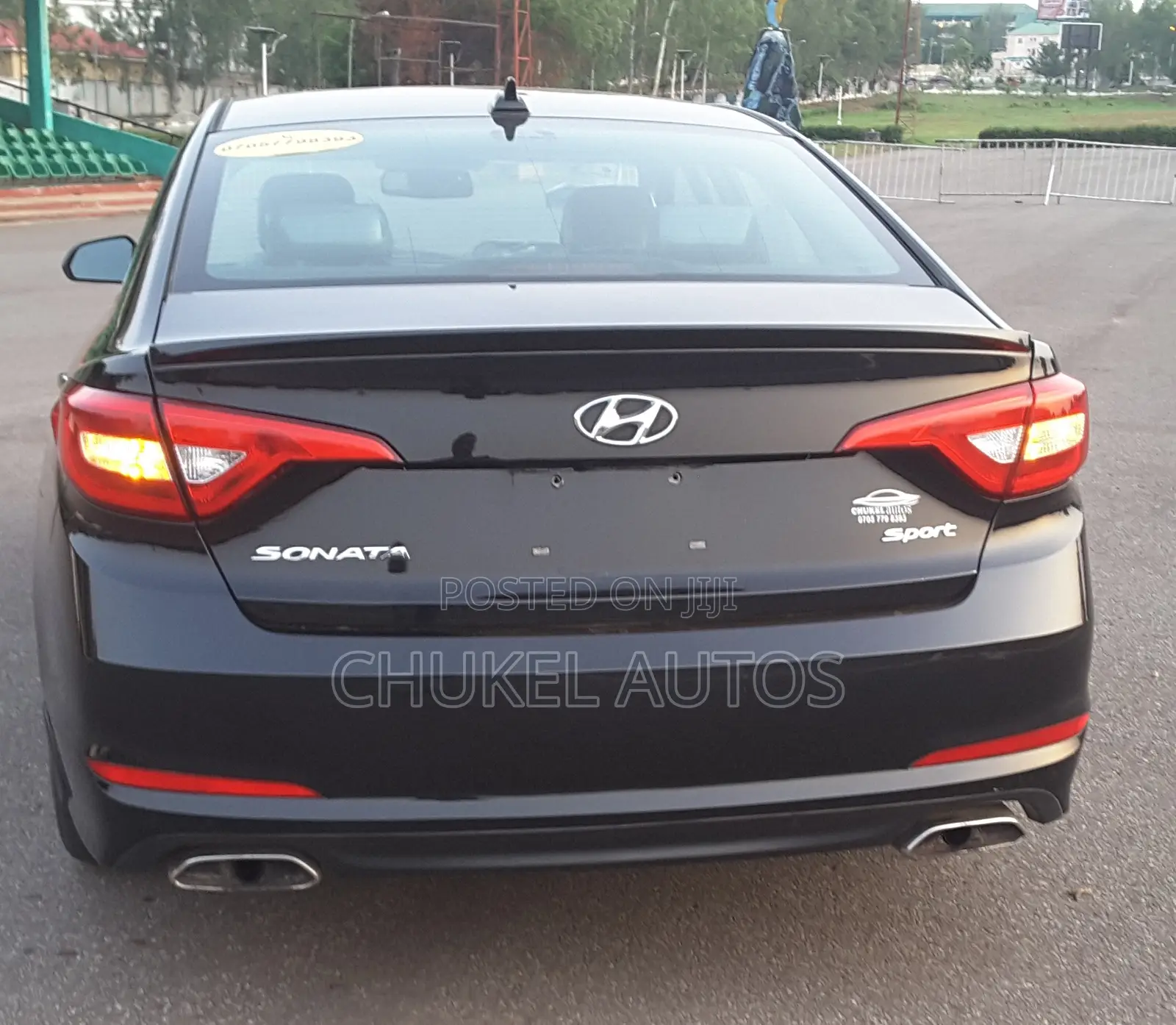 Hyundai Sonata Sport 4dr Sedan (2.4L 4cyl 6A) 2015 Black