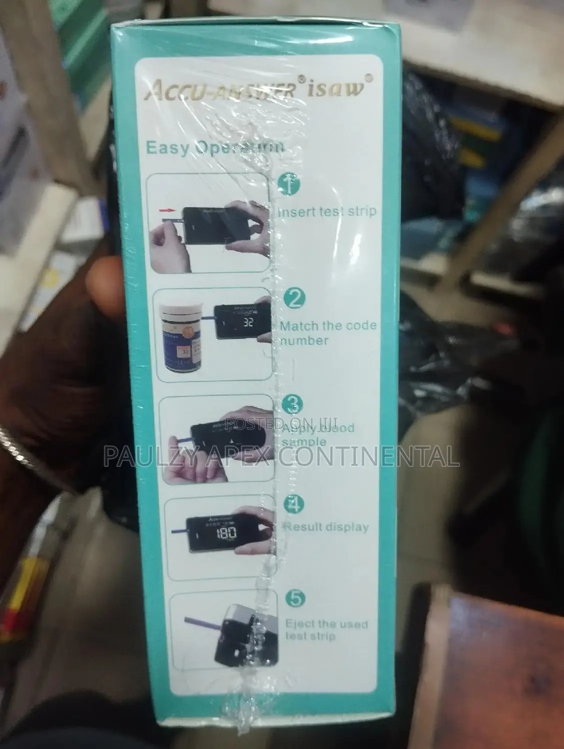 Cholesterol, Blood Glucose, Hemoglobin And Uric Acid Machine