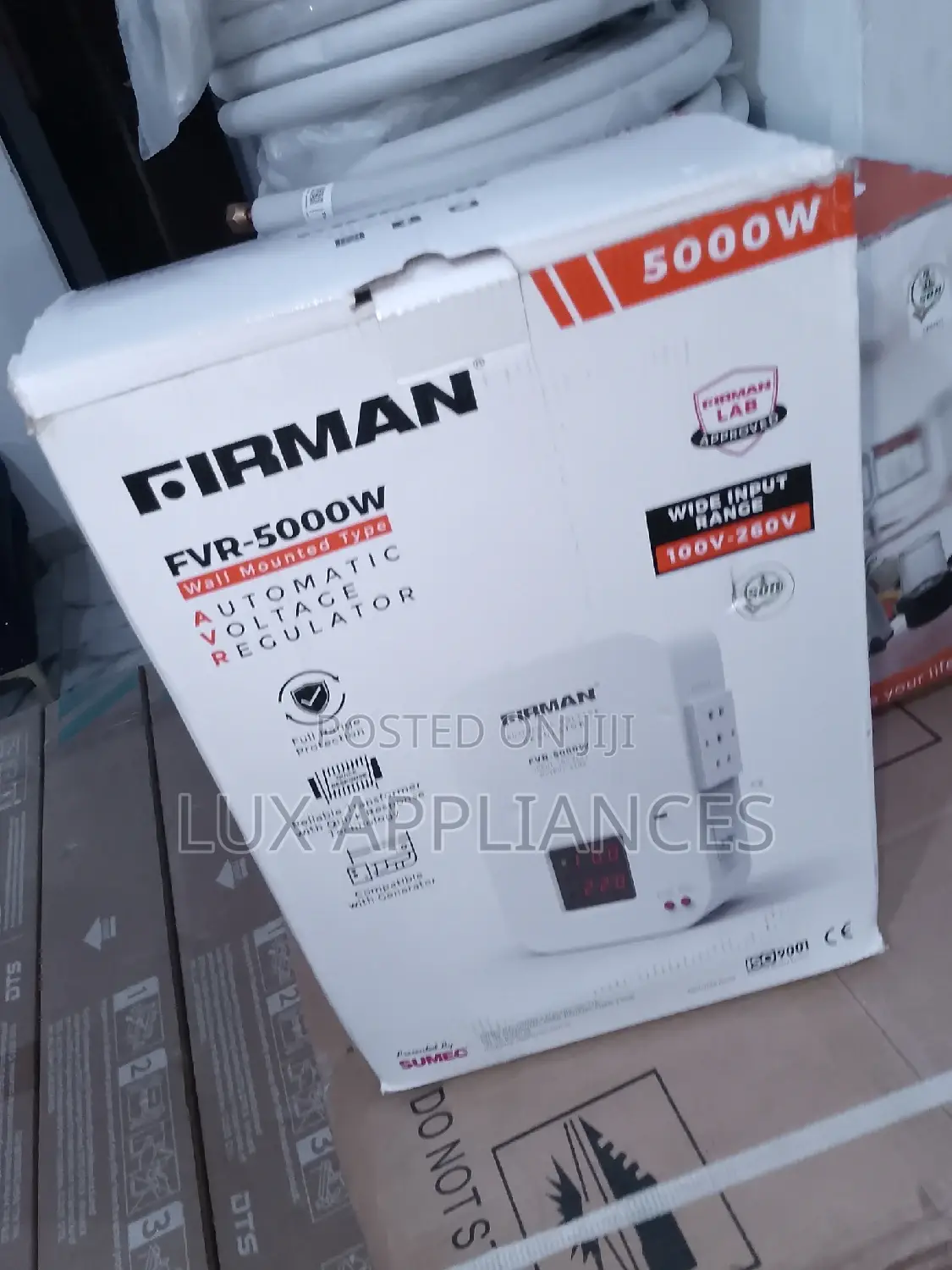 Power Protection FVR-5000W Voltage Compatibility Stabilizer