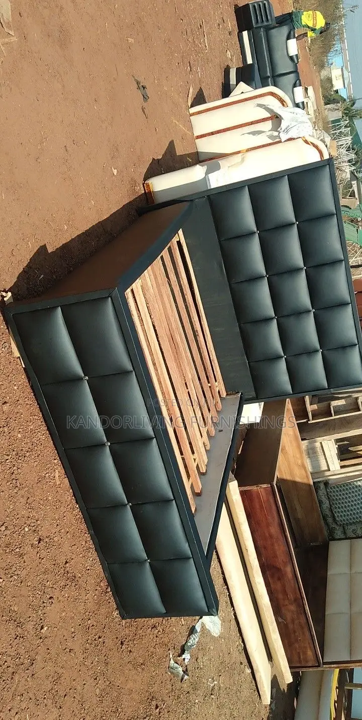 Padded Bed Frame in Black