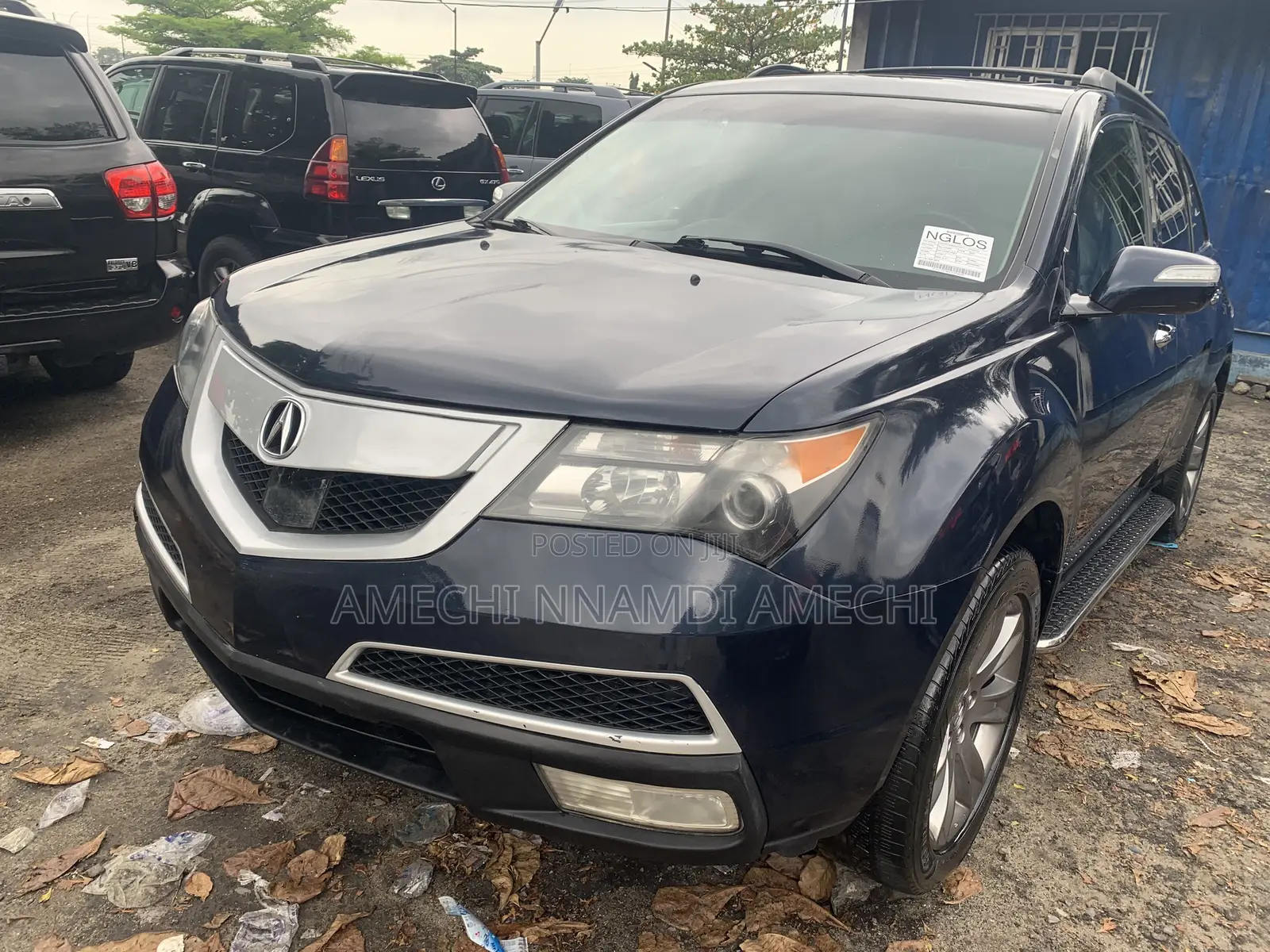 Acura MDX Technology Package SUV AWD (3.7L 6cyl 6A) 2012 Blue