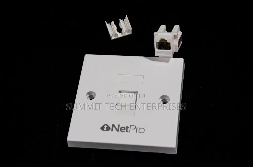 Cat6 Utp Single Face Plate (Nfp-Owhi11)