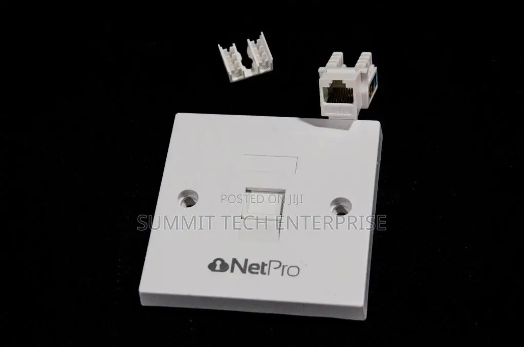 Cat6 Utp Single Face Plate (Nfp-Owhi11)