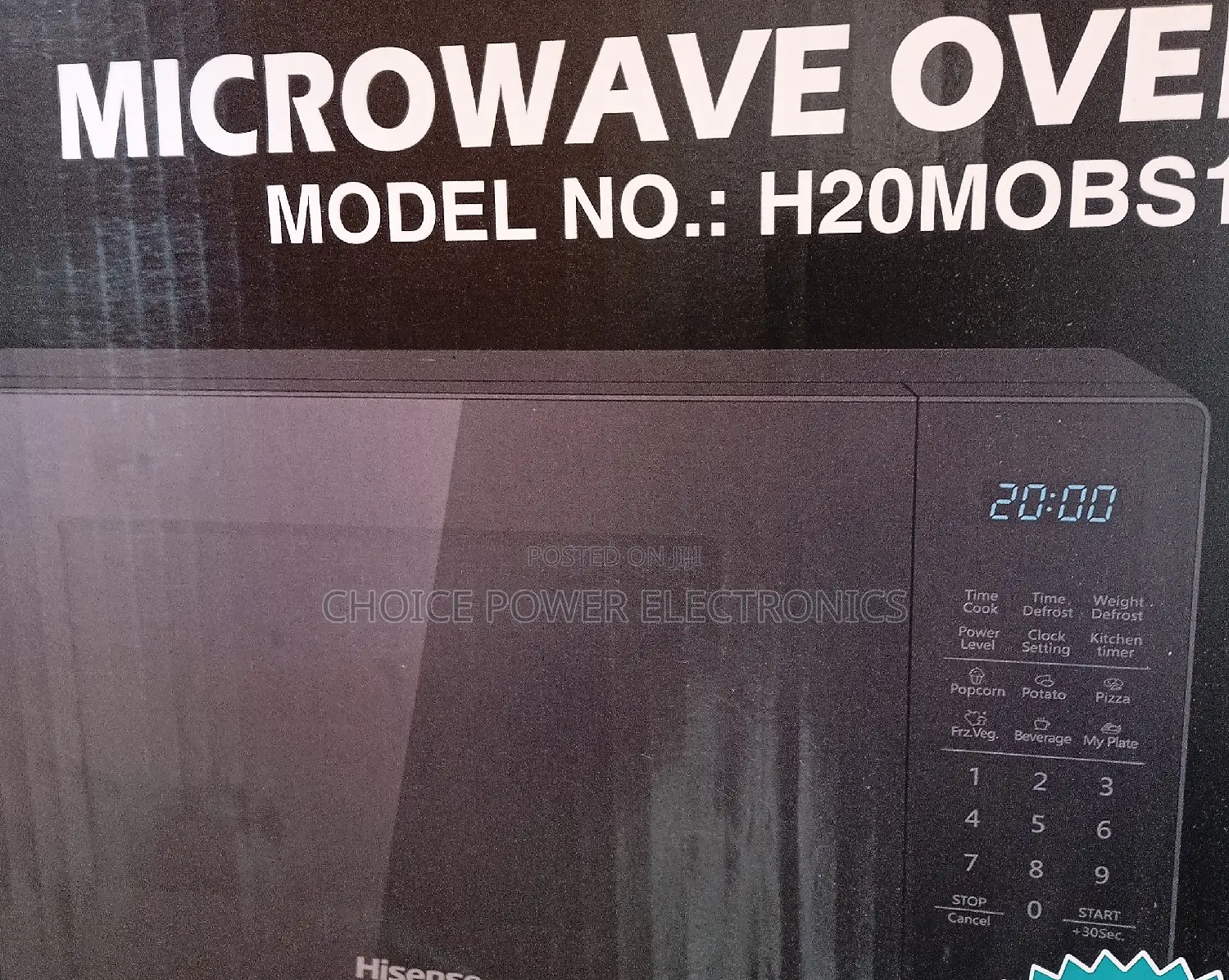 Brand New Hisense Microwave Oven 20litres