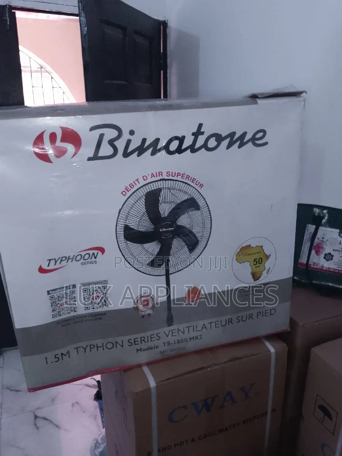 Binatone Non Rechargeable Fan With Super Bright Led Light
