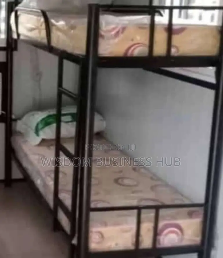 Double Bunk Bed Frame, 3 by 6, for Homes and Schools