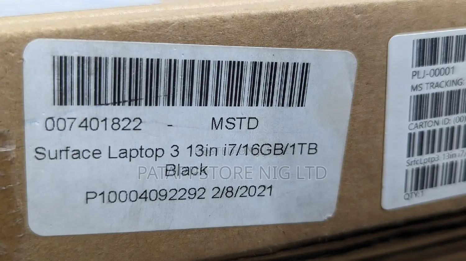 New Laptop Microsoft Surface Laptop 3 16GB Intel Core I7 SSD 1T