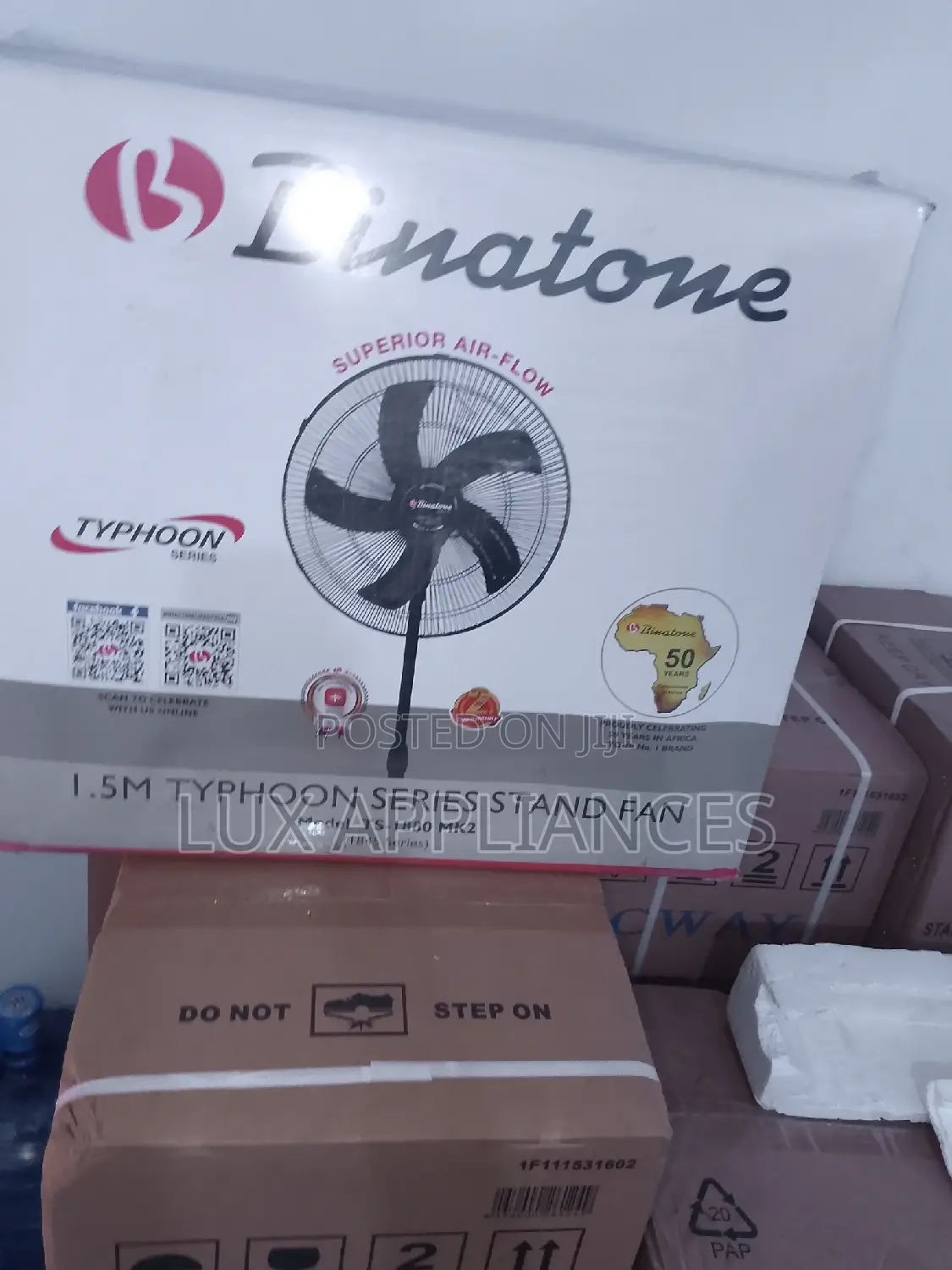 Adjustable Binatone Fast Selling Rechargeable Fan