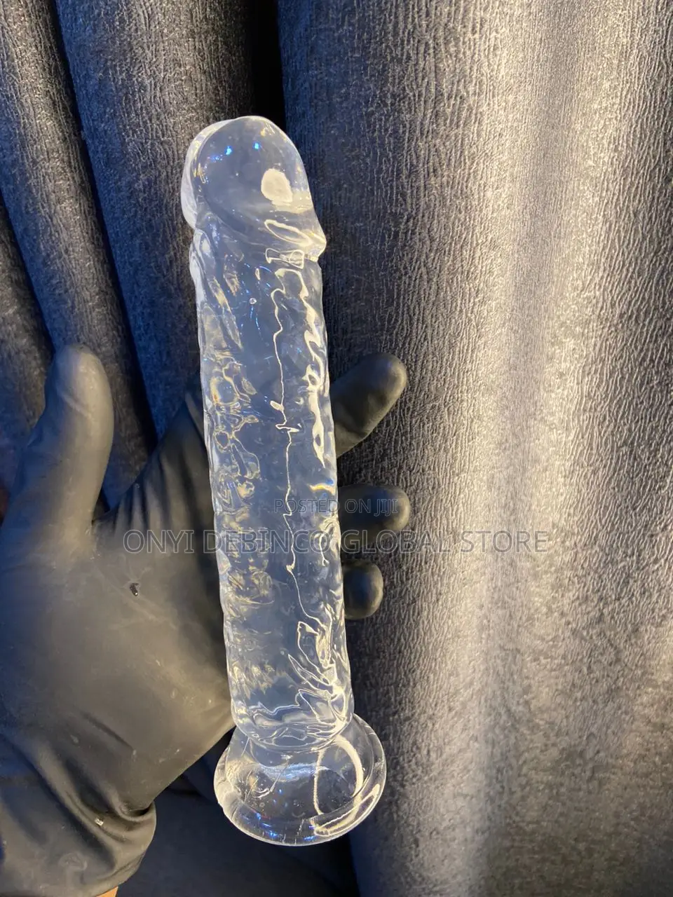 Super Suction Transparent Realistic Dildo Ball-Free