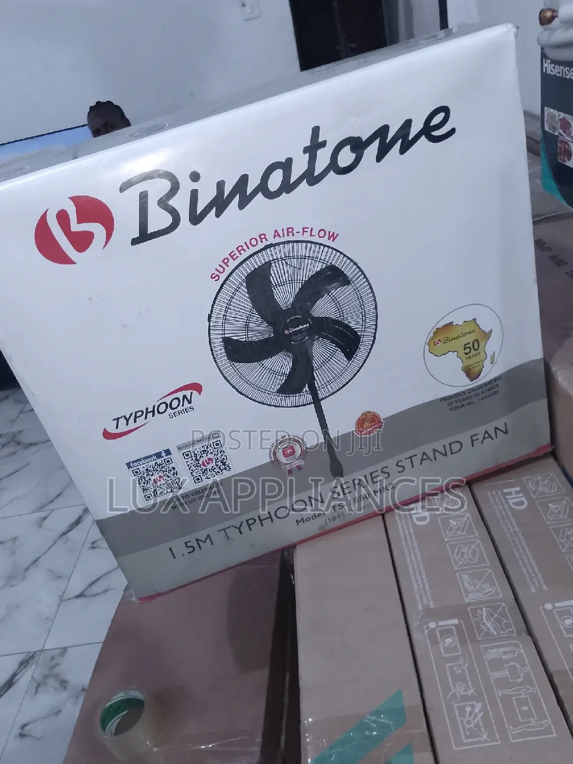 Swivel and Height Adjustment Brand New Fan