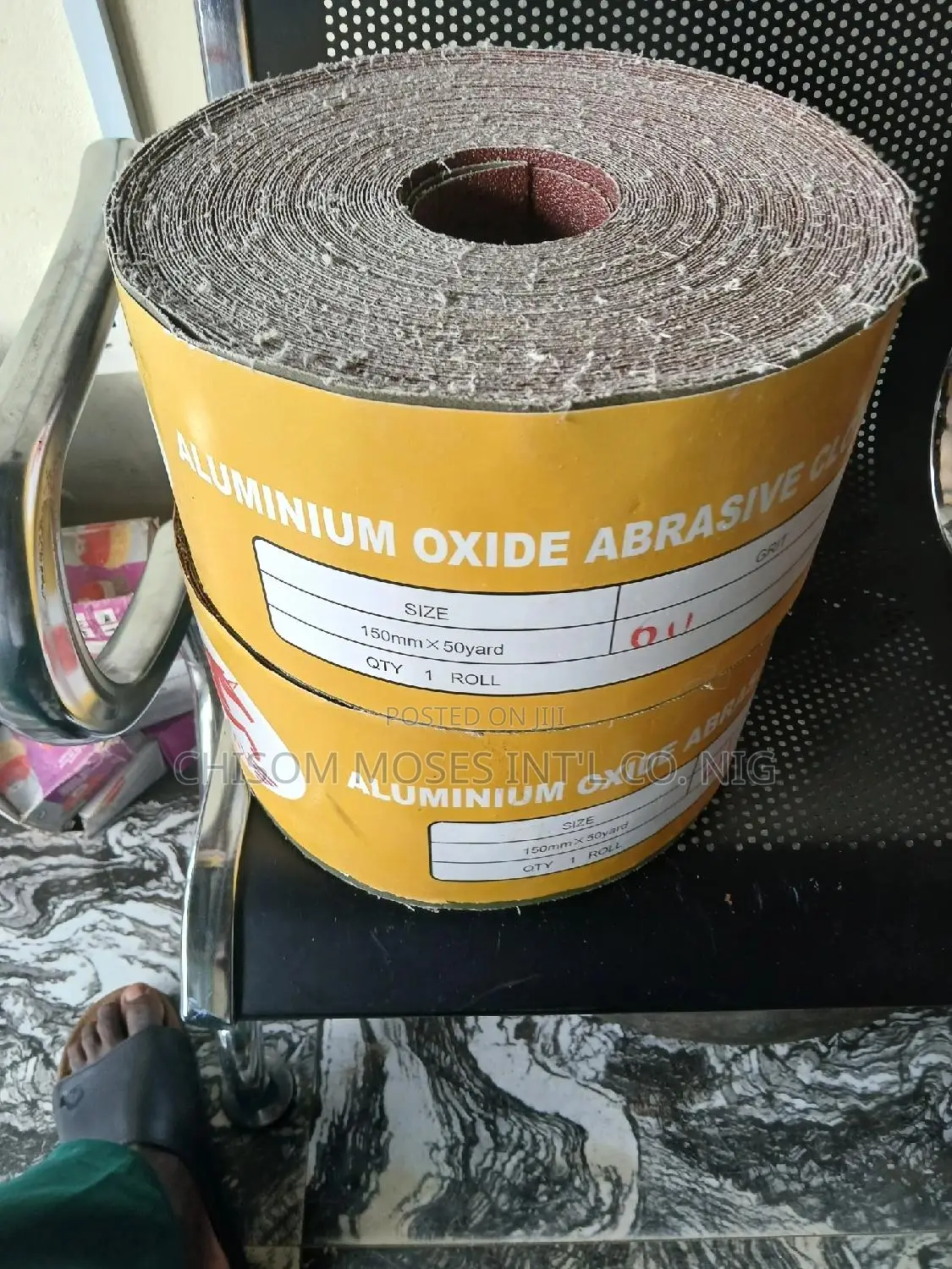 150mm X 50meters Roll Abrasive Sandpaper Grit 011