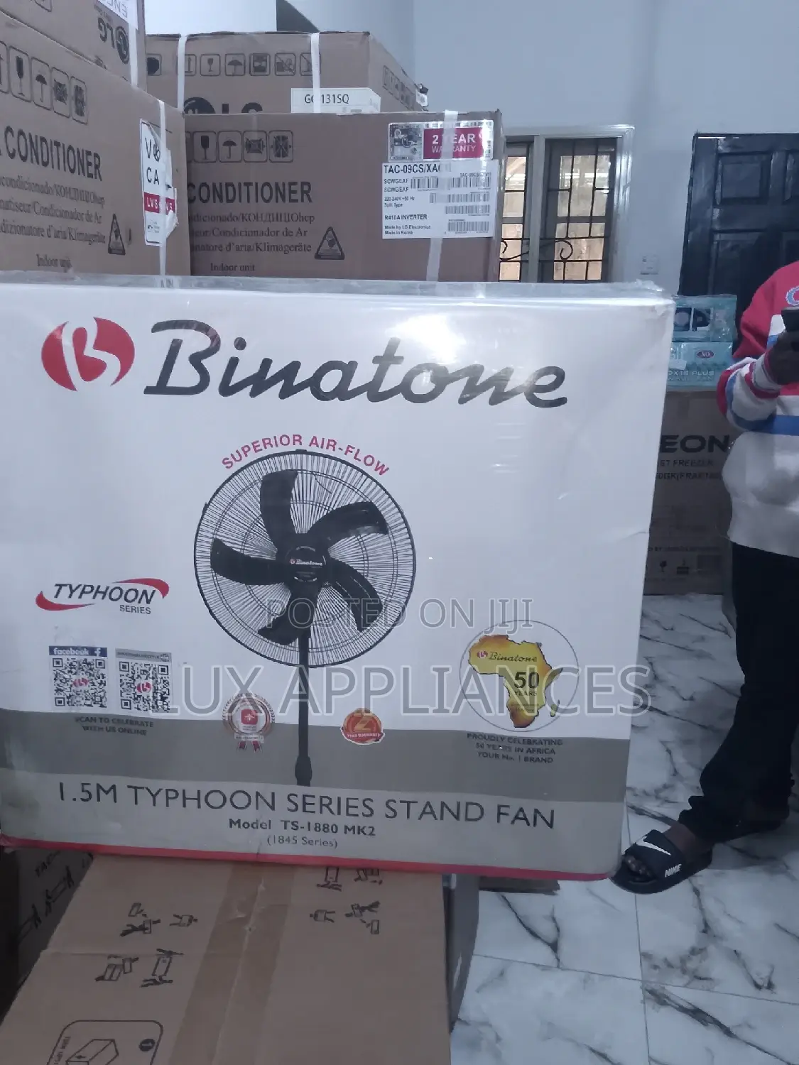Powerful 3-Speed Mode Standing Binatone Nonrechargeable