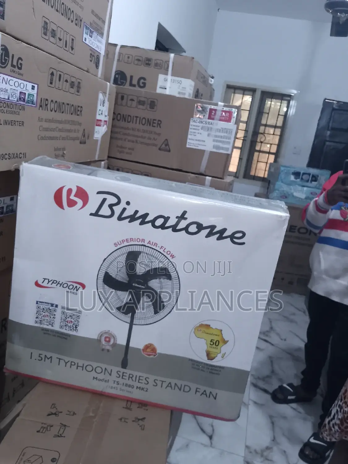Powerful 3-Speed Mode Standing Binatone Nonrechargeable