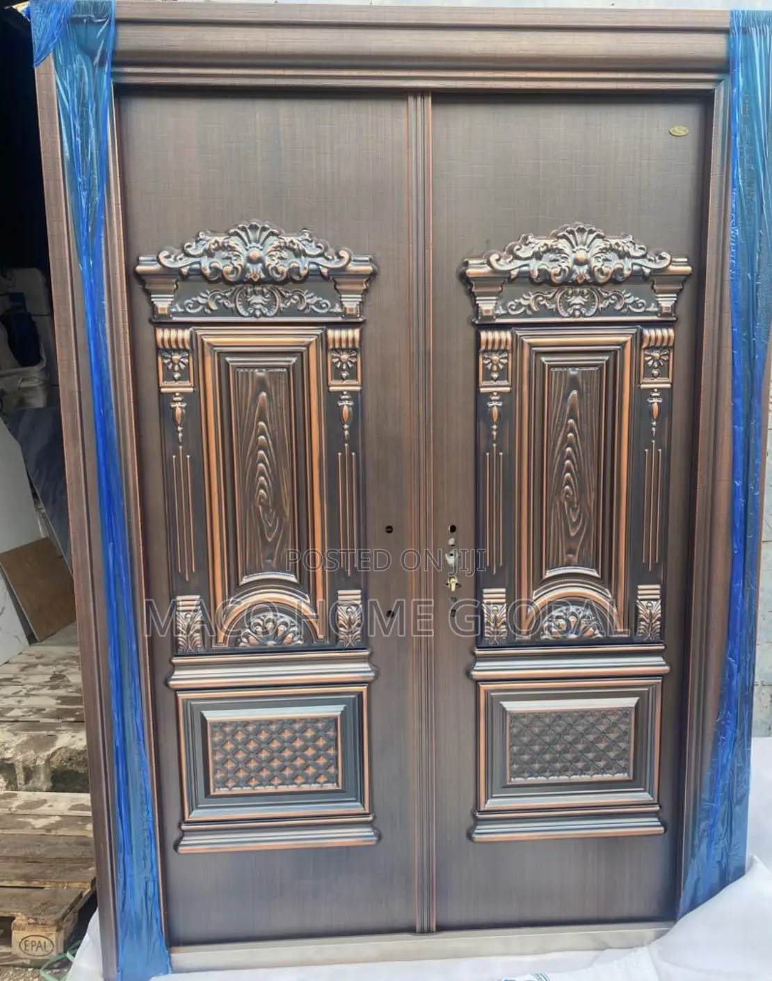 5ft By7ft Copper Cast Security Door