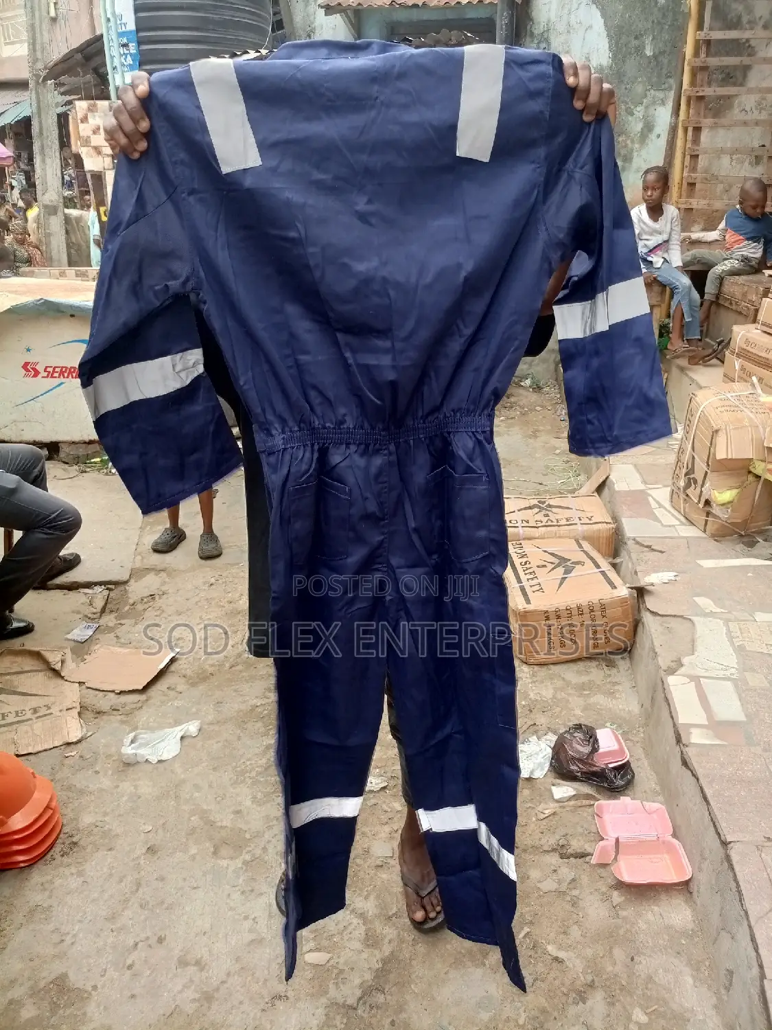 Zion Imported Gown Durable Overalls With Reflector