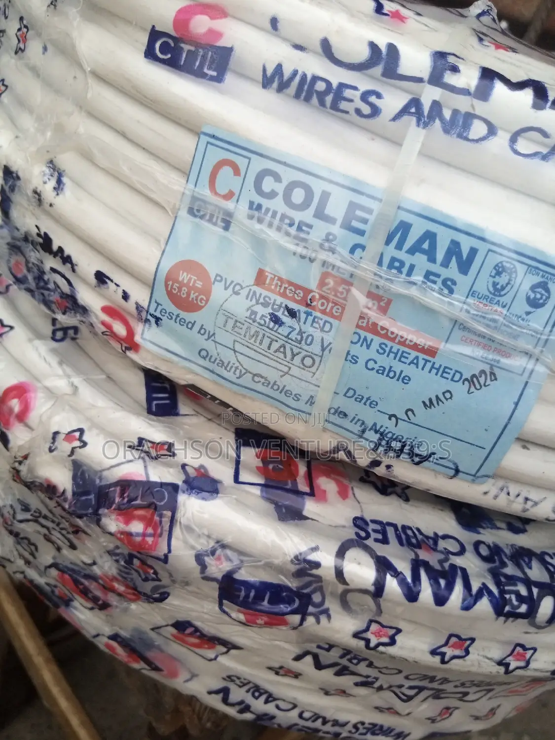 2.5x4core Coleman Flexible Wire's