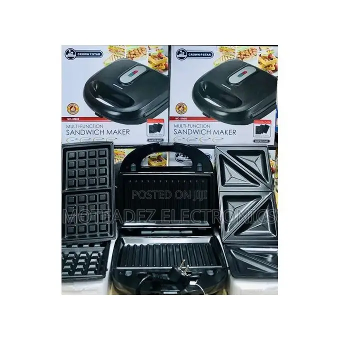 Master Chef 3in1 Sandwich Toaster, Grill and Waffle Maker