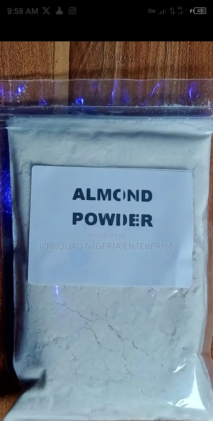Almond Organic Blanch Flour. Comes in Qty .100g,250g,500,1kg