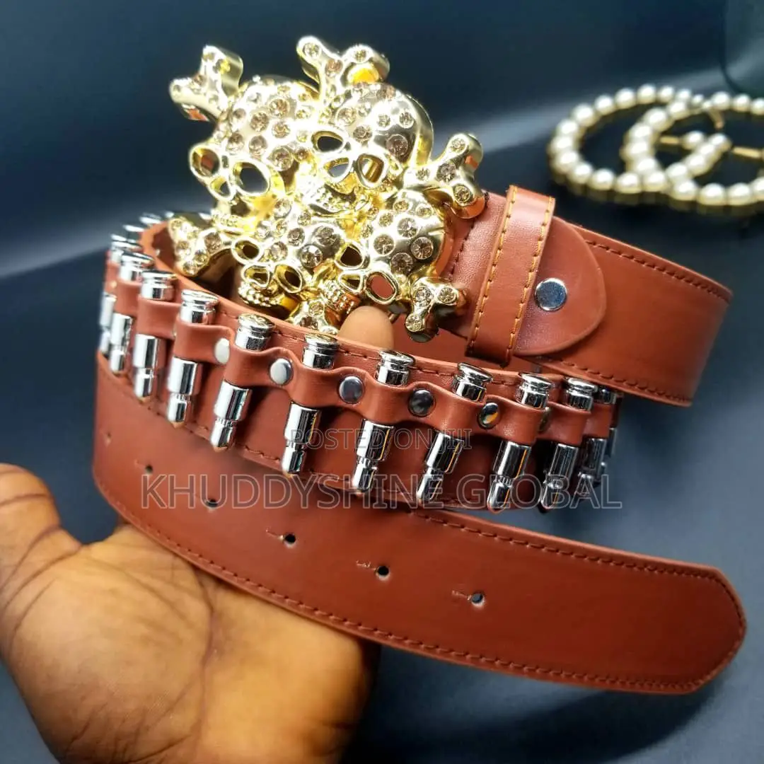Skeleton Head High Quality Belts