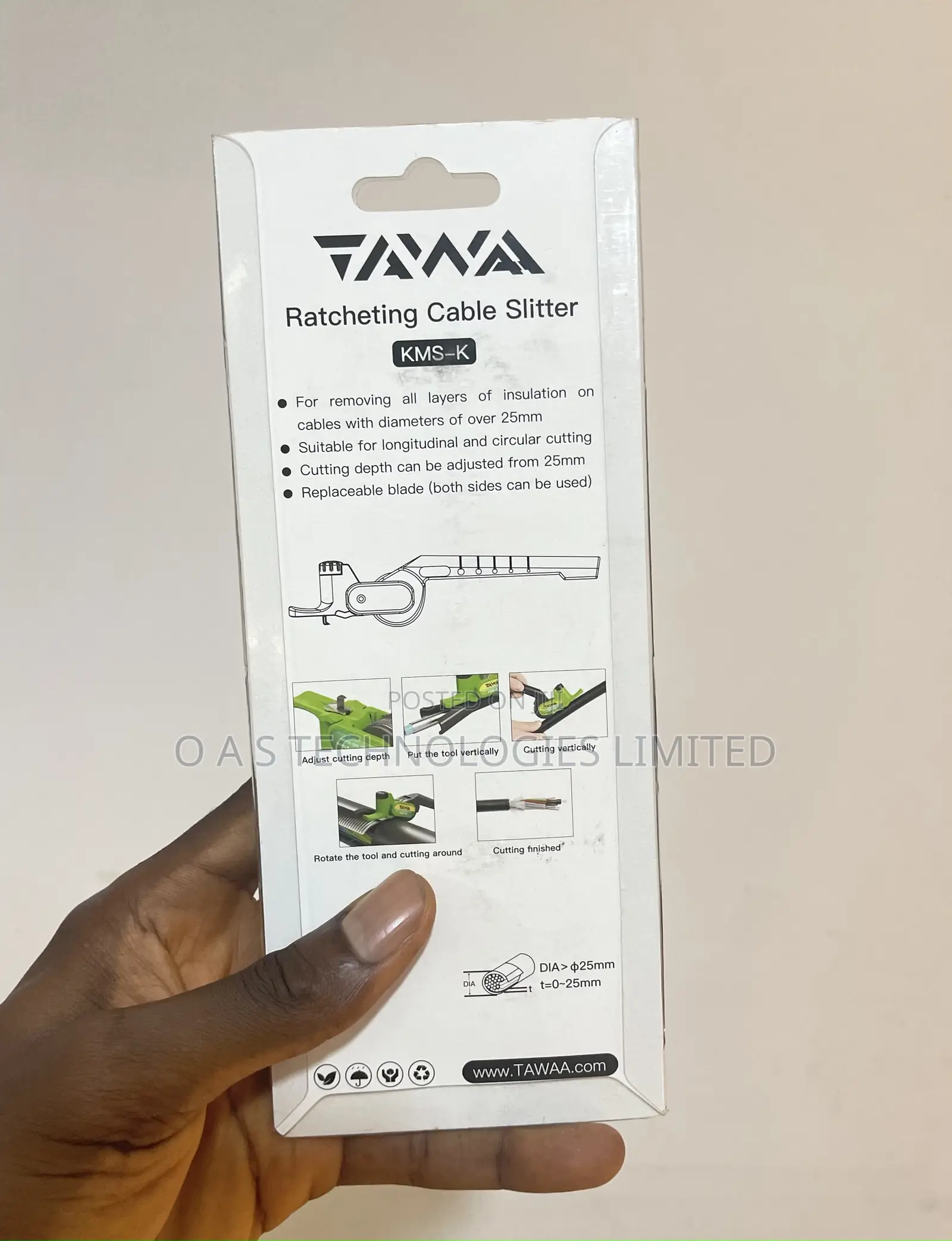 Racheting Cable Slitter