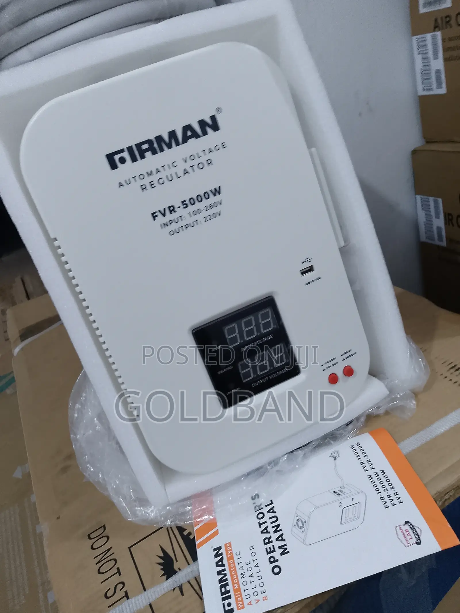 Efficient Firman Stabilizer FVR-5000w