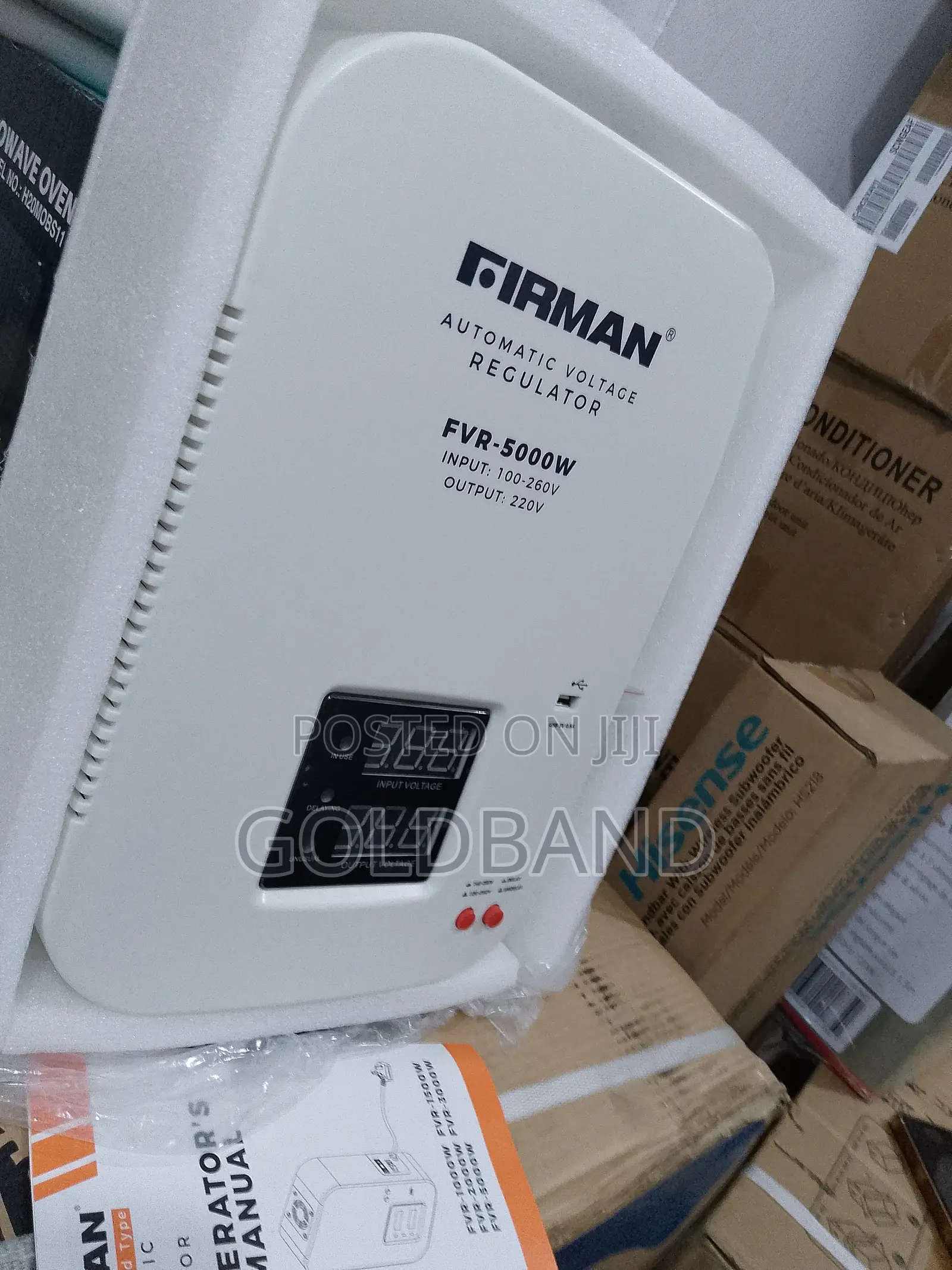 Brand New Firman FVR-5000w Automatic Voltage Regulator
