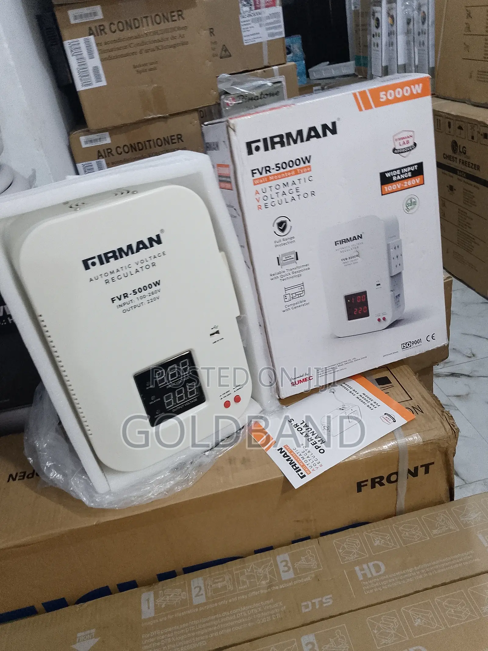 Durable Firman FVR-5000w Automatic Voltage Regulator