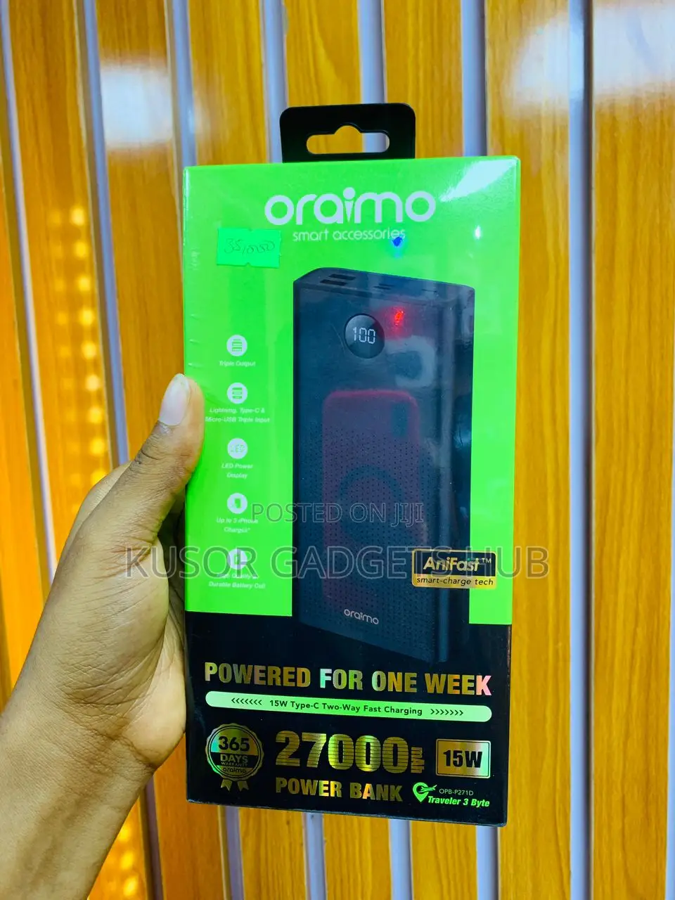 Oraimo 27000 MAH Power Bank